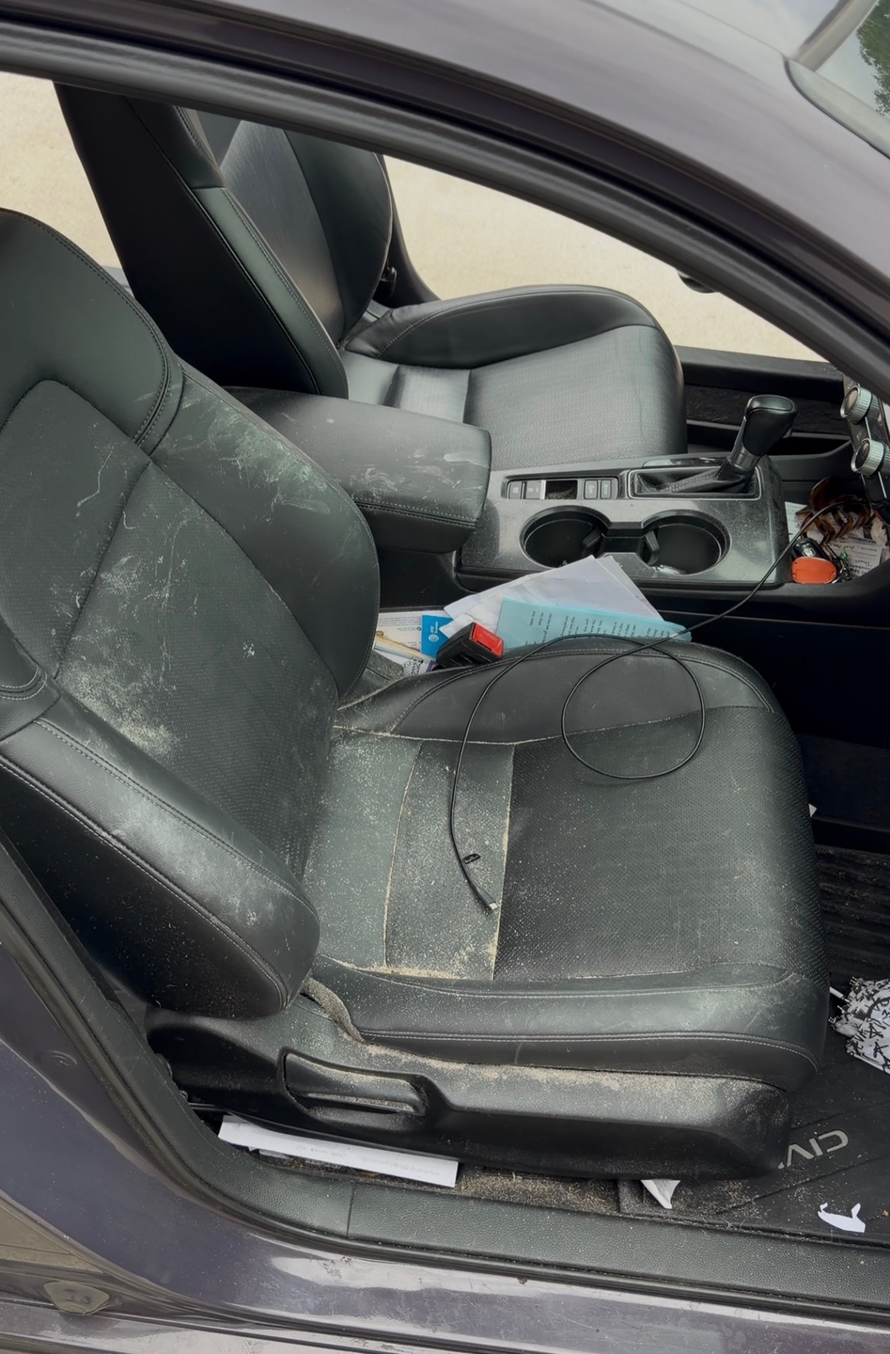 Seat & Carpet Revival before detailing